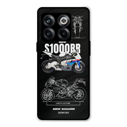 Super Blue Bike Oneplus 10T Mobile Back Cover - Car&Bike PrintShield Case
