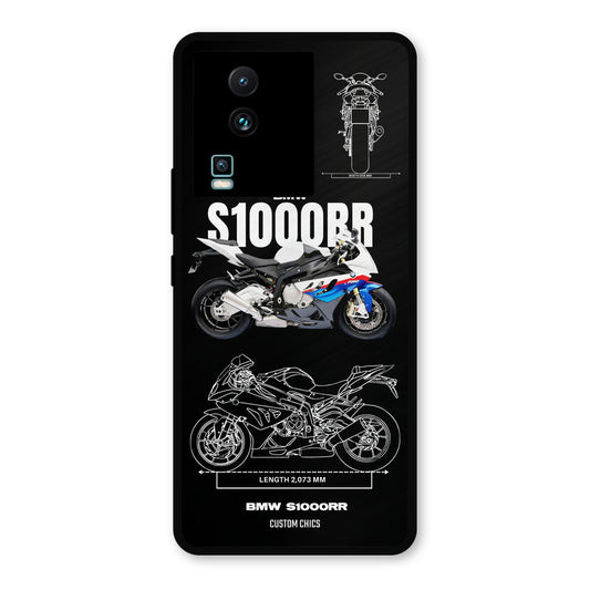 Super Blue Bike IQOO Neo 7 Pro Mobile Back Cover - Car&Bike PrintShield Case