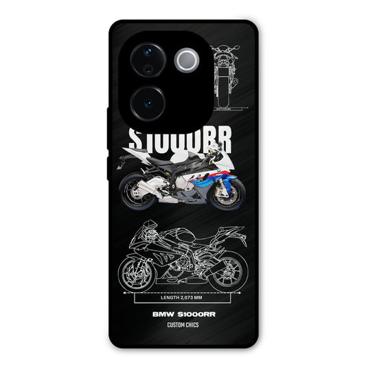 Super Blue Bike Vivo T3 Pro Mobile Back Cover - Car&Bike PrintShield Case