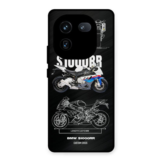 Super Blue Bike iQOO 12 Mobile Back Cover - Car&Bike PrintShield Case