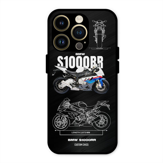 Super Blue Bike iPhone 14 Pro Mobile Back Cover - Car&Bike PrintShield Case