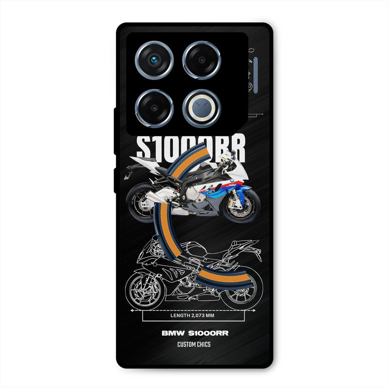 Super Blue Bike Infinix GT 20 Pro Mobile Back Cover - Car&Bike PrintShield Case