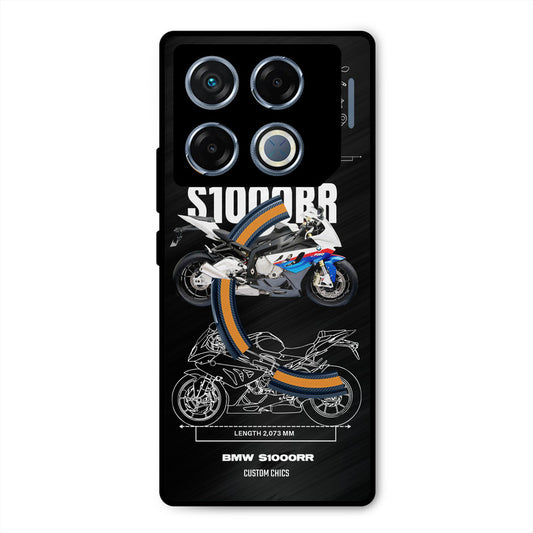 Super Blue Bike Infinix GT 20 Pro Mobile Back Cover - Car&Bike PrintShield Case