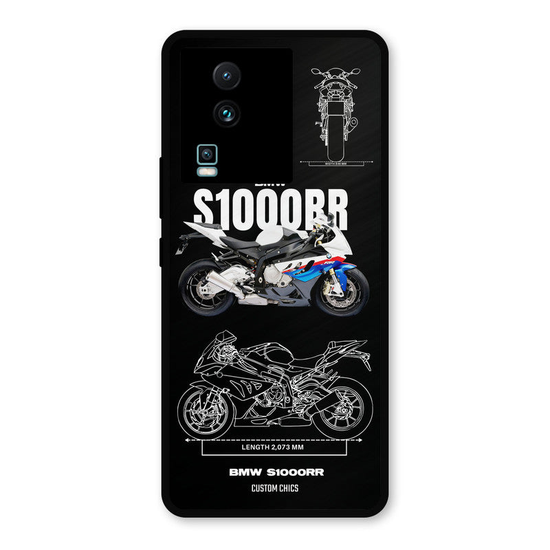 Super Blue Bike IQOO Neo 7 Mobile Back Cover - Car&Bike PrintShield Case