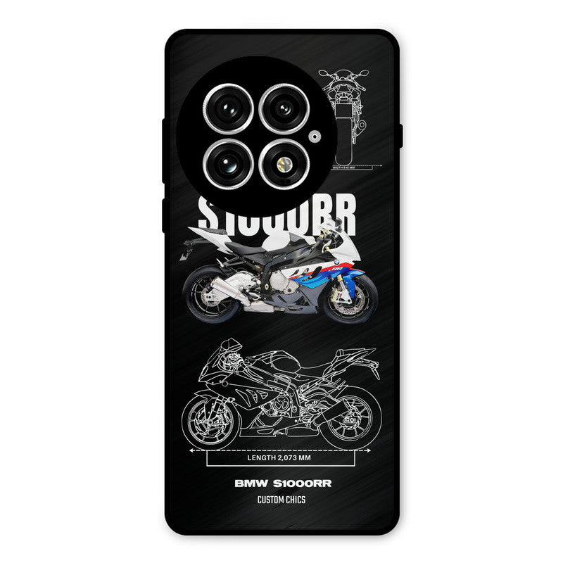 Super Blue Bike Oneplus 13 Mobile Back Cover - Car&Bike PrintShield Case
