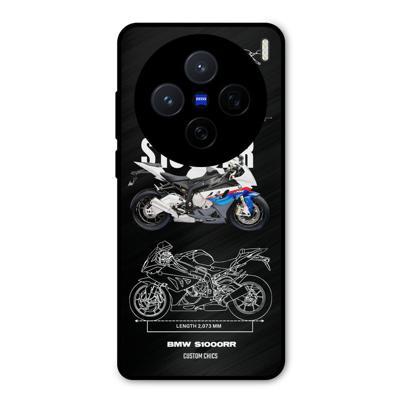 Super Blue Bike Vivo X200 Mobile Back Cover - Car&Bike PrintShield Case