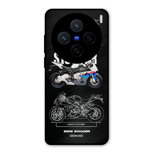 Super Blue Bike Vivo X200 Mobile Back Cover - Car&Bike PrintShield Case