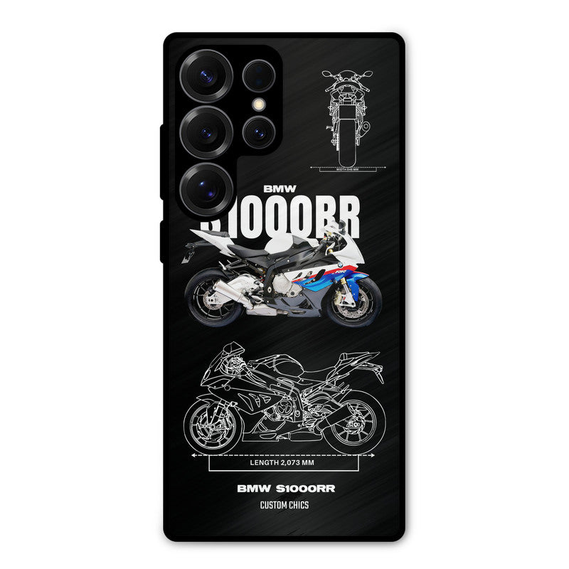 Super Blue Bike Samsung Galaxy S25 Ultra Mobile Back Cover - Car&Bike PrintShield Case