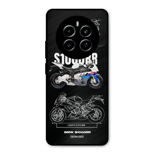 Super Blue Bike Realme P1 5G Mobile Back Cover - Car&Bike PrintShield Case