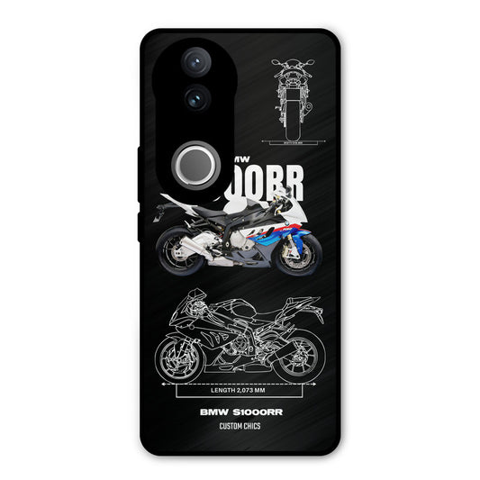 Super Blue Bike Vivo V50 Mobile Back Cover - Car&Bike PrintShield Case