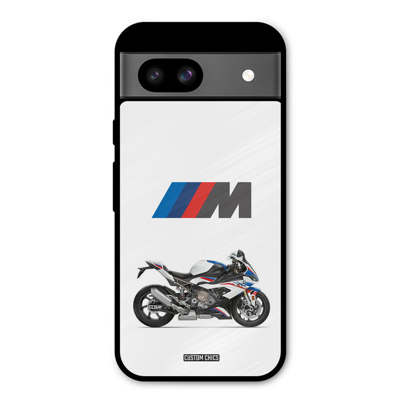 Super Sports Blue Bike Google Pixel 8a Mobile Back Cover - Car&Bike PrintShield Case