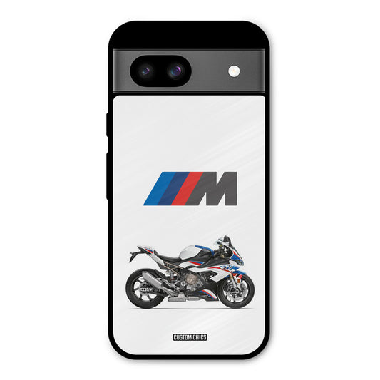 Super Sports Blue Bike Google Pixel 8a Mobile Back Cover - Car&Bike PrintShield Case