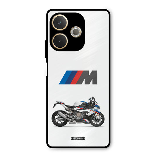 Super Sports Blue Bike Oppo A5 Pro Mobile Back Cover - Car&Bike PrintShield Case