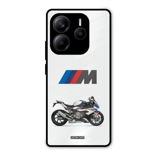 Super Sports Blue Bike Redmi Note 14 Mobile Back Cover - Car&Bike PrintShield Case