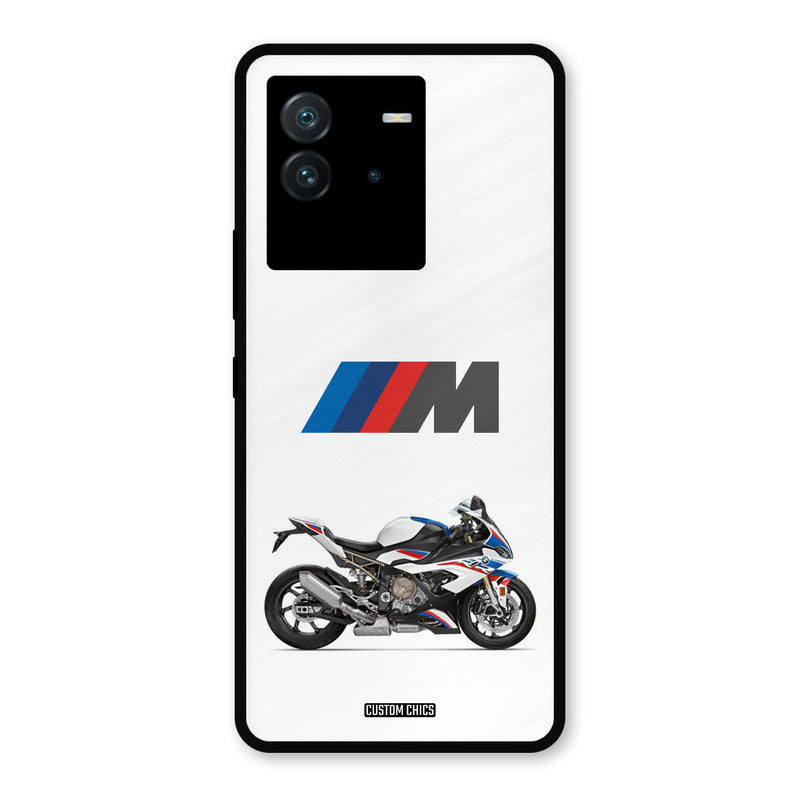 Super Sports Blue Bike iQoo Neo 6 Mobile Back Cover - Car&Bike PrintShield Case