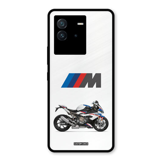 Super Sports Blue Bike iQoo Neo 6 Mobile Back Cover - Car&Bike PrintShield Case