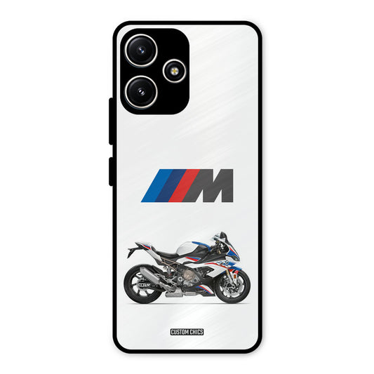 Super Sports Blue Bike Redmi 12 5G Mobile Back Cover - Car&Bike PrintShield Case