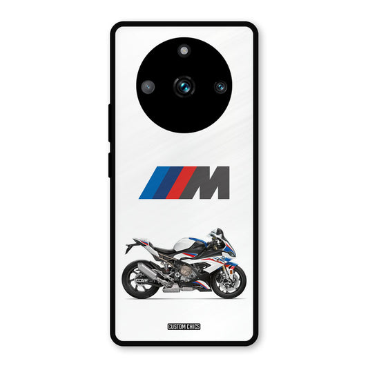 Super Sports Blue Bike Realme 11 Pro Plus Mobile Back Cover - Car&Bike PrintShield Case