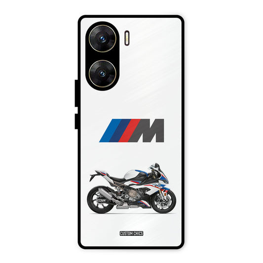 Super Sports Blue Bike Vivo V29e Mobile Back Cover - Car&Bike PrintShield Case