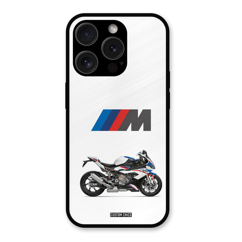 Super Sports Blue Bike iPhone 15 Pro Mobile Back Cover - Car&Bike PrintShield Case