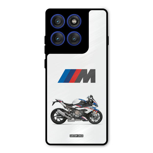 Super Sports Blue Bike Motorola Edge 60 Pro Mobile Back Cover - Car&Bike PrintShield Case