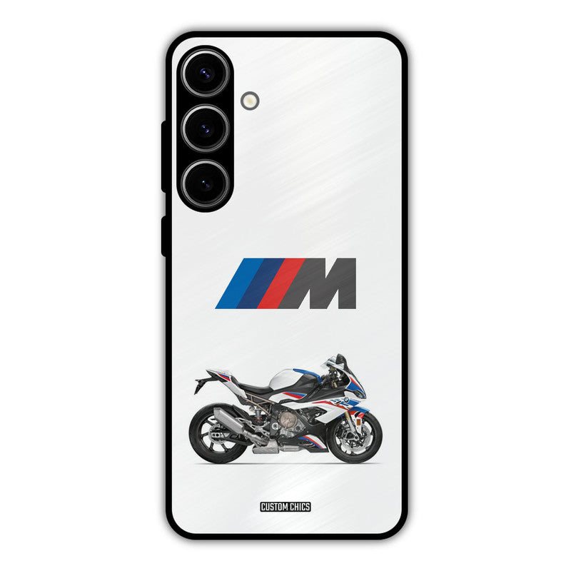 Super Sports Blue Bike Samsung Galaxy S24 Plus Mobile Back Cover - Car&Bike PrintShield Case