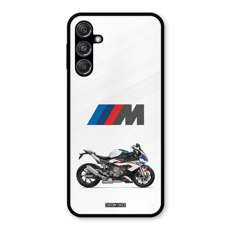 Super Sports Blue Bike Samsung Galaxy M34 5G Mobile Back Cover - Car&Bike PrintShield Case