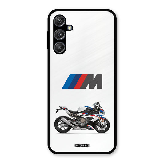 Super Sports Blue Bike Samsung Galaxy M34 5G Mobile Back Cover - Car&Bike PrintShield Case