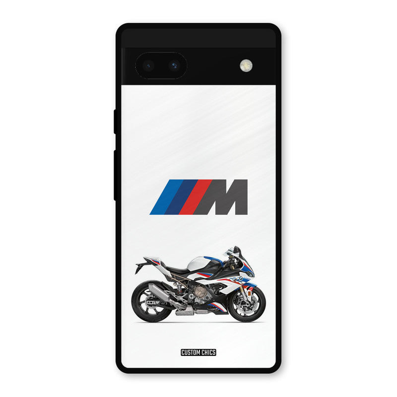 Super Sports Blue Bike Google Pixel 6a Mobile Back Cover - Car&Bike PrintShield Case