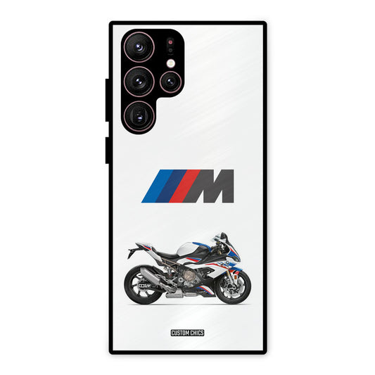 Super Sports Blue Bike Samsung Galaxy S22 Ultra Mobile Back Cover - Car&Bike PrintShield Case