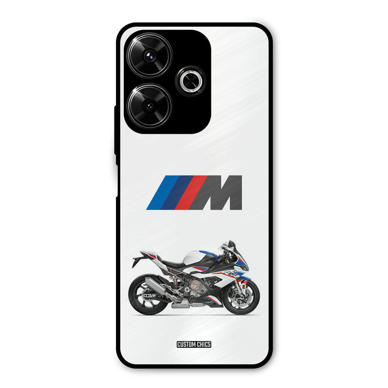 Super Sports Blue Bike Redmi 13 5G Mobile Back Cover - Car&Bike PrintShield Case