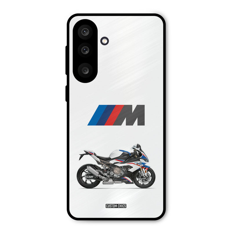 Super Sports Blue Bike Samsung Galaxy M56 Mobile Back Cover - Car&Bike PrintShield Case