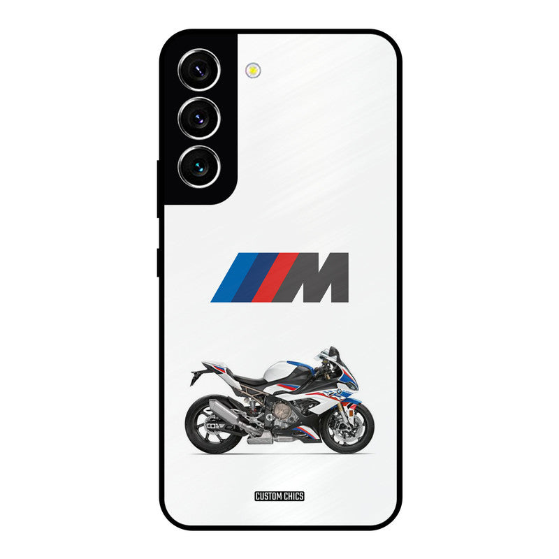Super Sports Blue Bike Samsung Galaxy S22 Mobile Back Cover - Car&Bike PrintShield Case