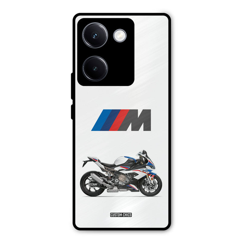 Super Sports Blue Bike Vivo Y300 Plus Mobile Back Cover - Car&Bike PrintShield Case