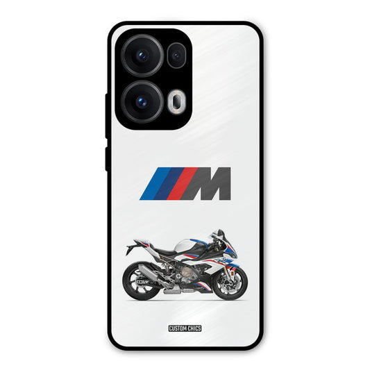 Super Sports Blue Bike Oppo Reno 13 Pro 5G Mobile Back Cover - Car&Bike PrintShield Case