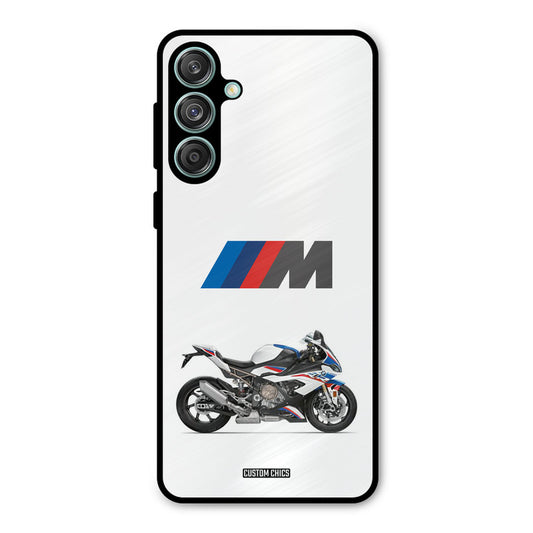 Super Sports Blue Bike Samsung Galaxy M55 5G Mobile Back Cover - Car&Bike PrintShield Case