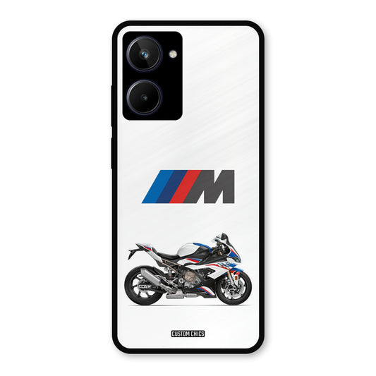 Super Sports Blue Bike Realme 10 Mobile Back Cover - Car&Bike PrintShield Case