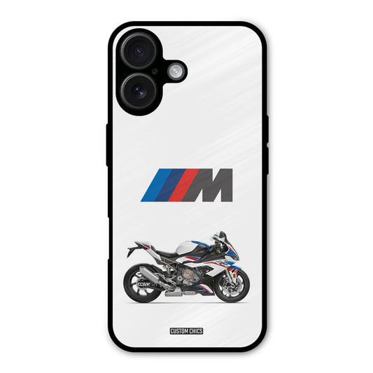Super Sports Blue Bike iPhone 16 Mobile Back Cover - Car&Bike PrintShield Case