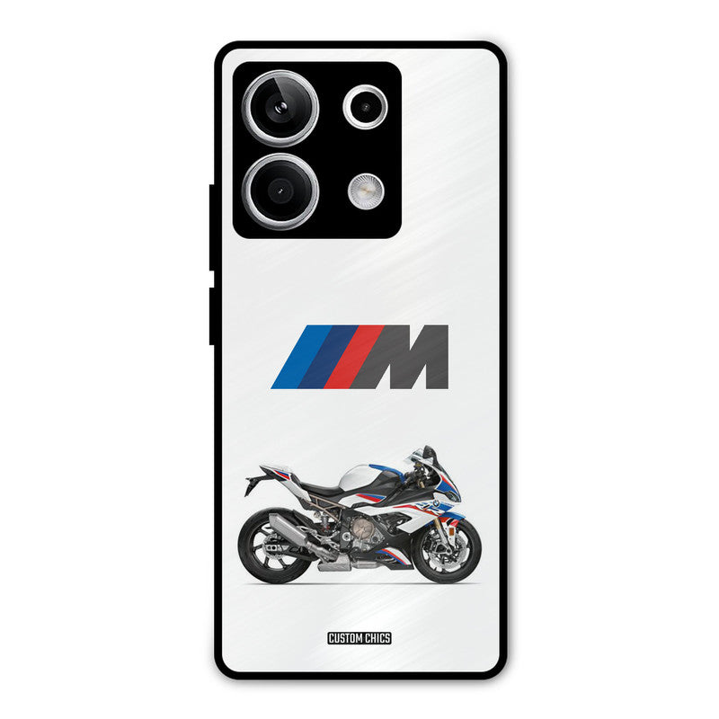 Super Sports Blue Bike Redmi Note 13 5G Mobile Back Cover - Car&Bike PrintShield Case