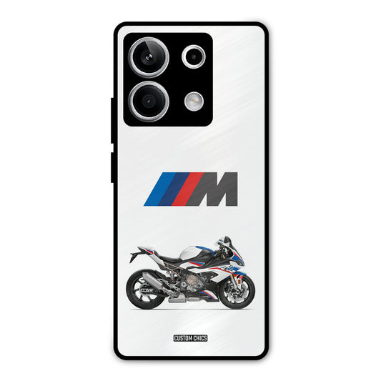 Super Sports Blue Bike Redmi Note 13 5G Mobile Back Cover - Car&Bike PrintShield Case