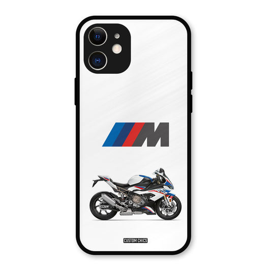 Super Sports Blue Bike iPhone 12 Mobile Back Cover - Car&Bike PrintShield Case