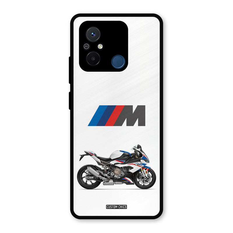 Super Sports Blue Bike Redmi 12c Mobile Back Cover - Car&Bike PrintShield Case