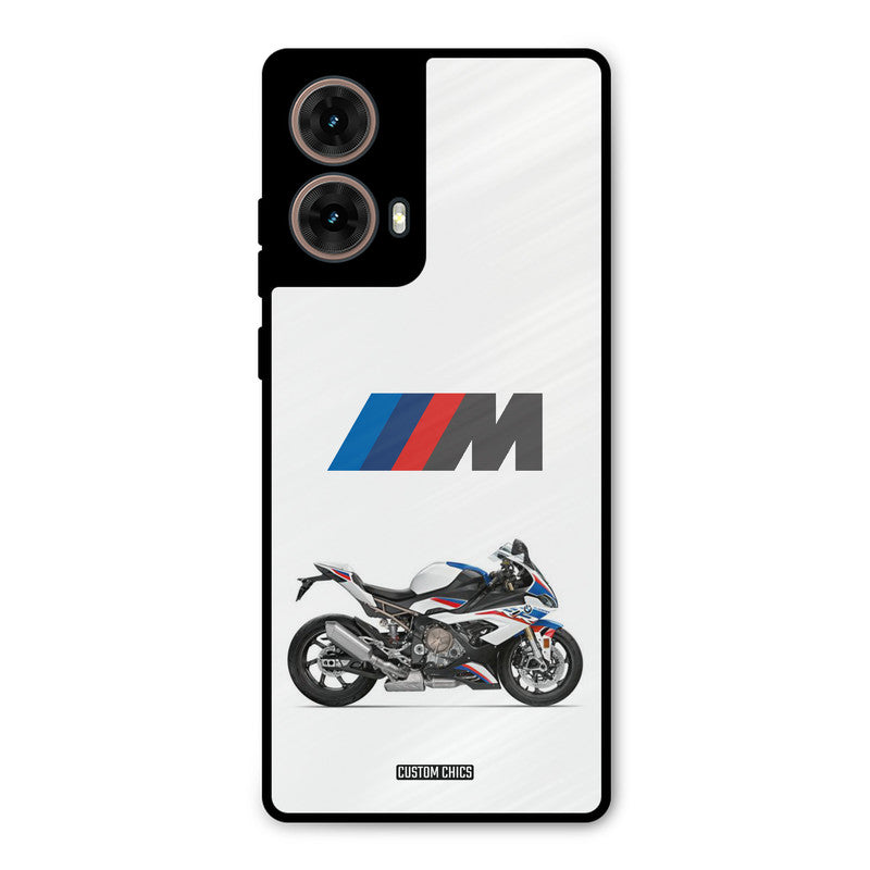 Super Sports Blue Bike Moto G85 Mobile Back Cover - Car&Bike PrintShield Case