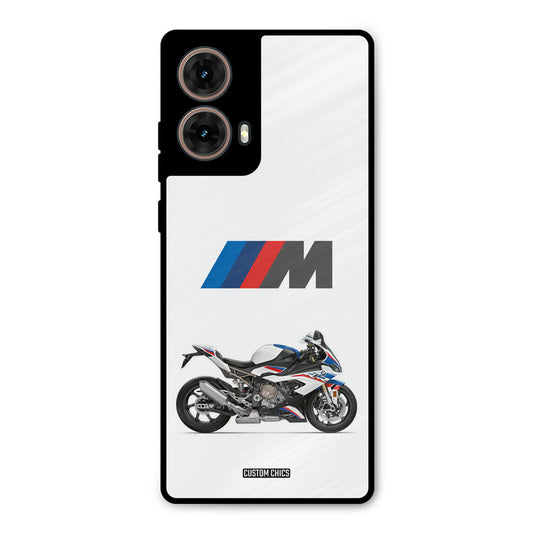 Super Sports Blue Bike Moto G85 Mobile Back Cover - Car&Bike PrintShield Case