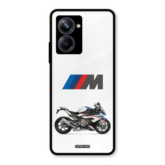 Super Sports Blue Bike Realme 10 Pro Mobile Back Cover - Car&Bike PrintShield Case
