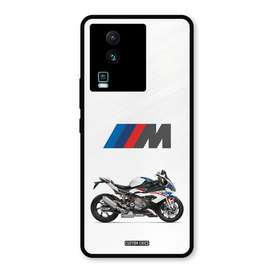Super Sports Blue Bike IQOO Neo 7 Mobile Back Cover - Car&Bike PrintShield Case