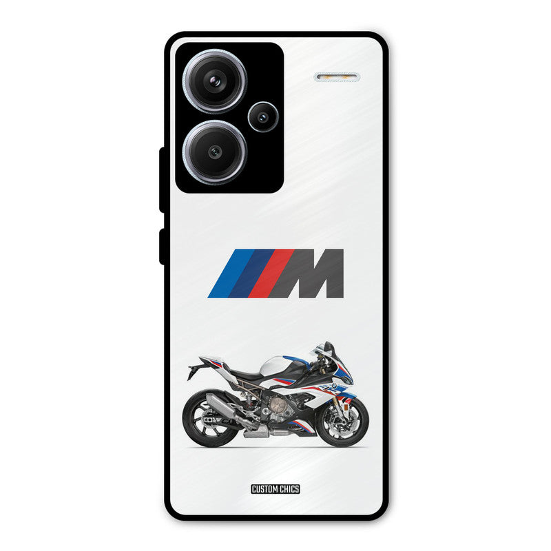 Super Sports Blue Bike Redmi Note 13 Pro Plus Mobile Back Cover - Car&Bike PrintShield Case