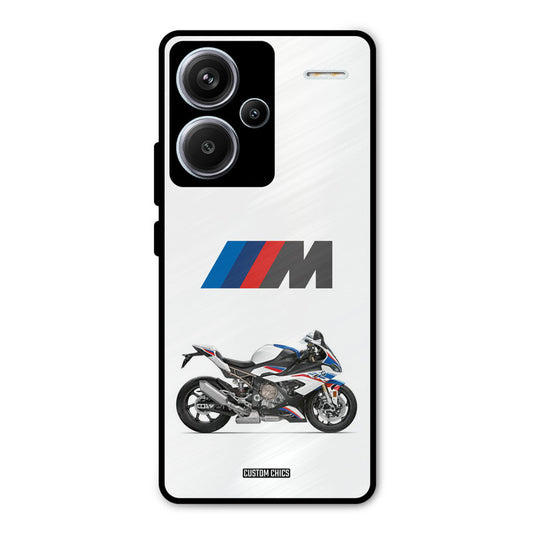 Super Sports Blue Bike Redmi Note 13 Pro Plus Mobile Back Cover - Car&Bike PrintShield Case