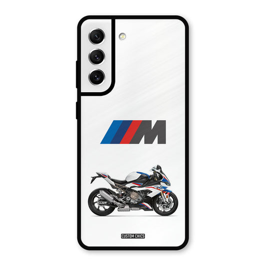 Super Sports Blue Bike Samsung Galaxy S21 FE 5G Mobile Back Cover - Car&Bike PrintShield Case