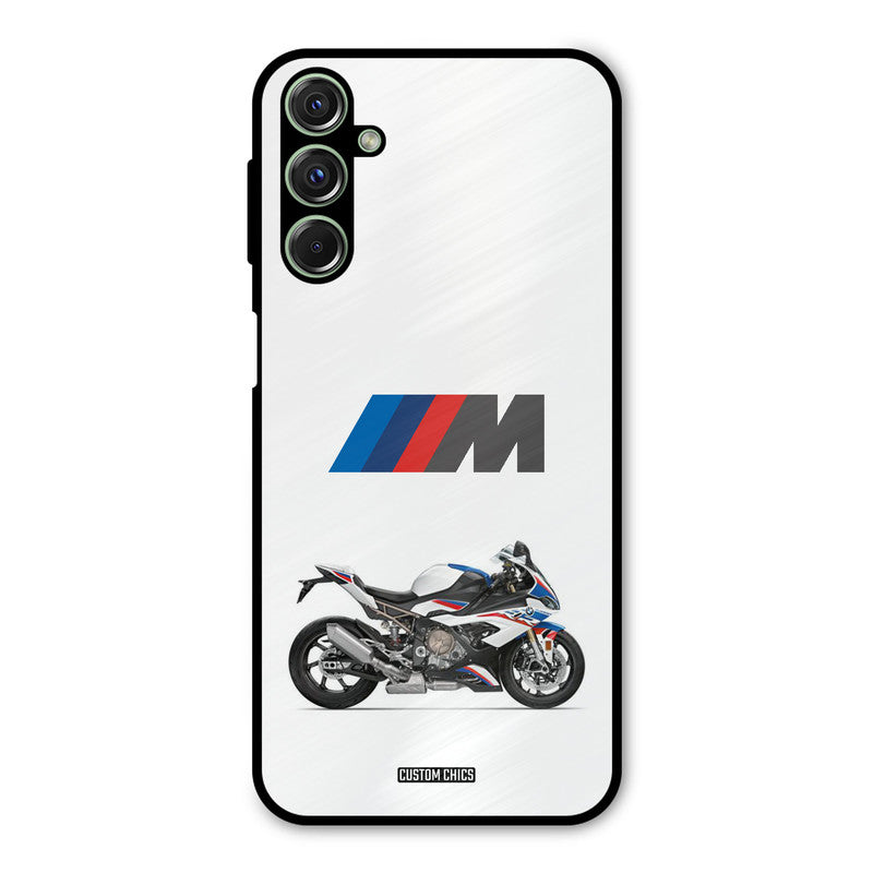Super Sports Blue Bike Samsung Galaxy M34 Mobile Back Cover - Car&Bike PrintShield Case